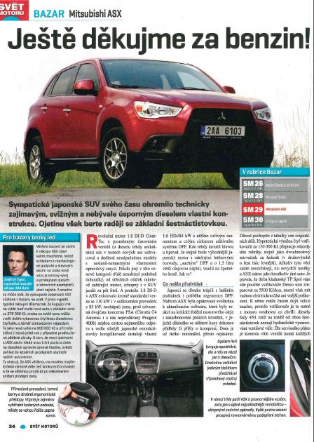 Svět motorů 13/7 Mitsubishi ASX