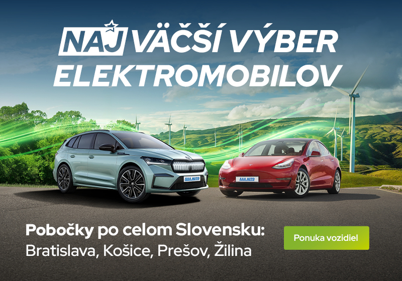 Najväčší výber elektromobilov v AAA AUTO