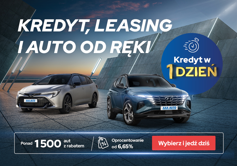 Kredyt, leasing i auto od ręki, wszystko w jeden dzień w AAA AUTO