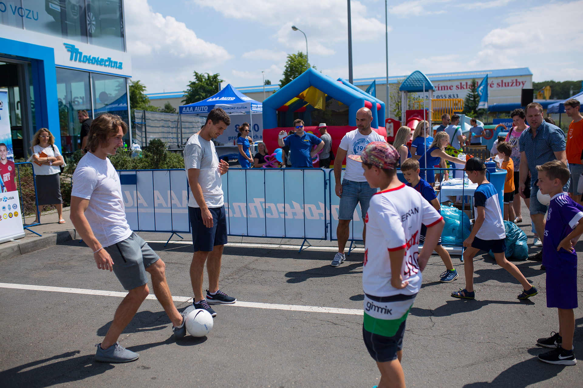 Dětský den_2018_Fotbalová školička_Matěj Hanousek_Ondřej Kudela