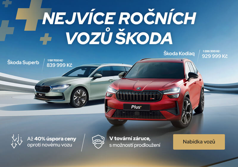 Nejvíce ročních vozů Škoda - AAA AUTO PLUS+