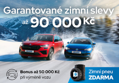 Garantované zimní slevy až 90 000 Kč