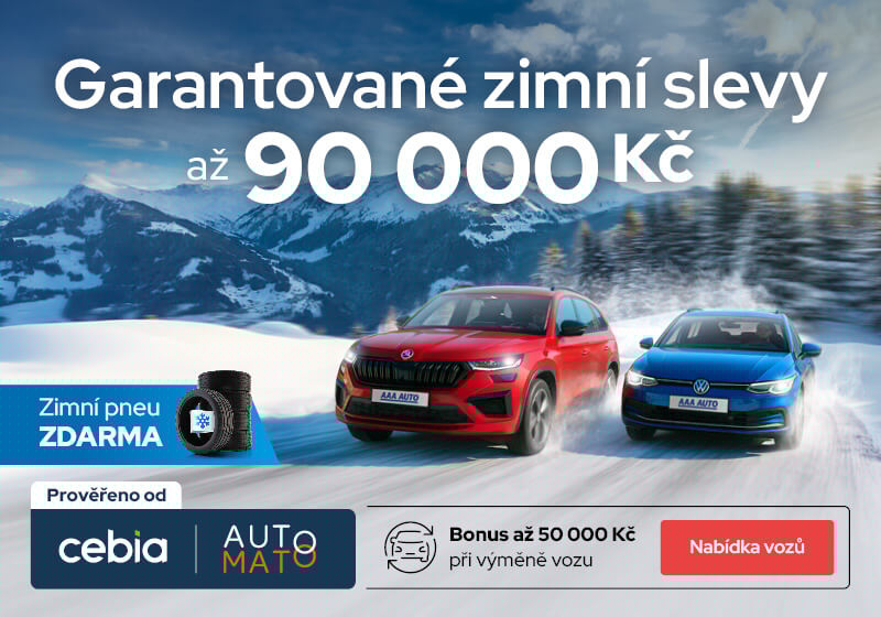 Garantované zimní slevy až 90 000 Kč