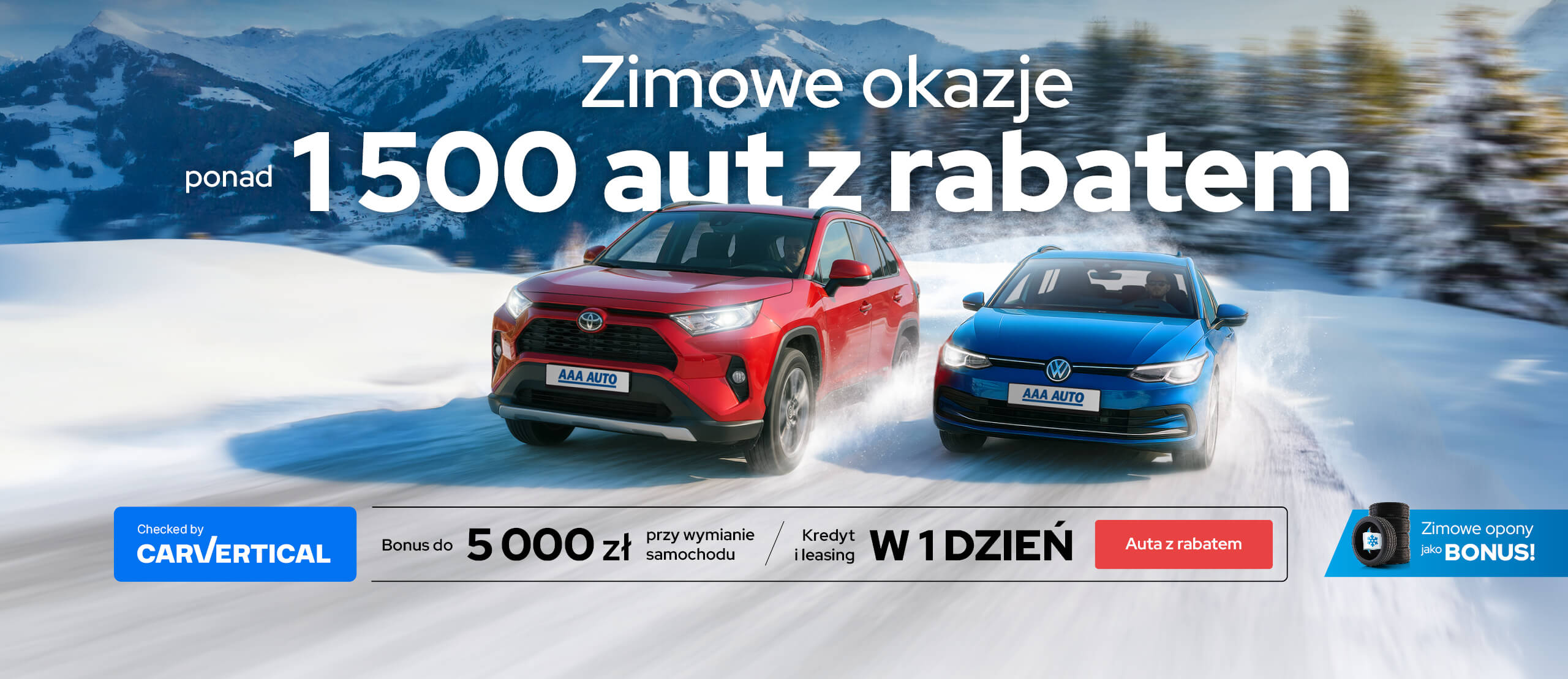 Zimowe okazje - ponad 1 500 aut z rabatem v AAA AUTO