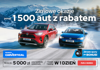 Zimowe okazje - ponad 1 500 aut z rabatem v AAA AUTO