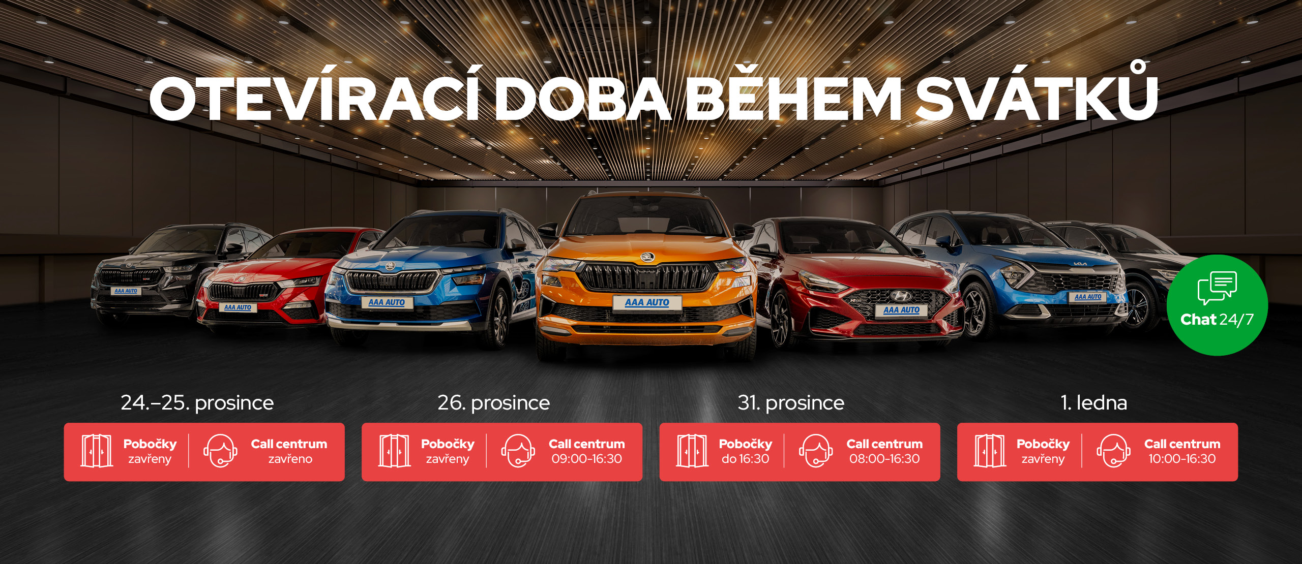 Sváteční otevírací doba 2025