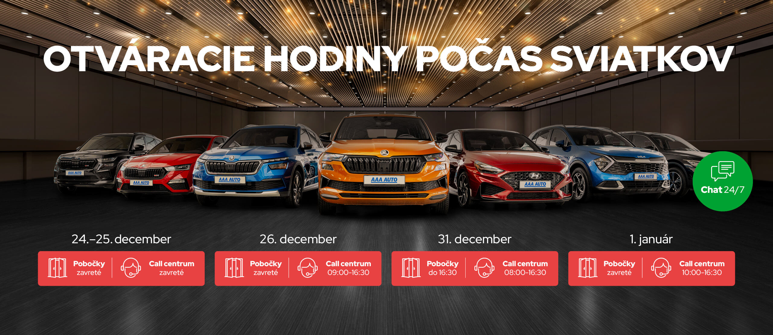 Sváteční otevírací doba 2025