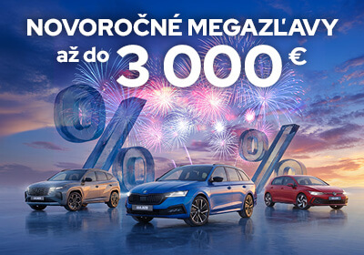 Novoročné Megazľavy až do 3000 € v AAA AUTO