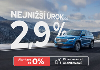 Financování od AAA AUTO - Nejnižší úrok od 2,9%
