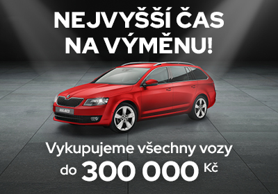 Nejvyšší čas na výměnu. Vykupujeme všechny vozy do 300 000 Kč. 