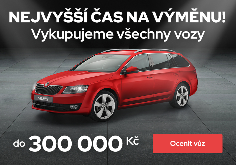 Nejvyšší čas na výměnu. Vykupujeme všechny vozy do 300 000 Kč. 