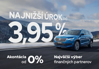 Najnižší úrok uod 3,95%