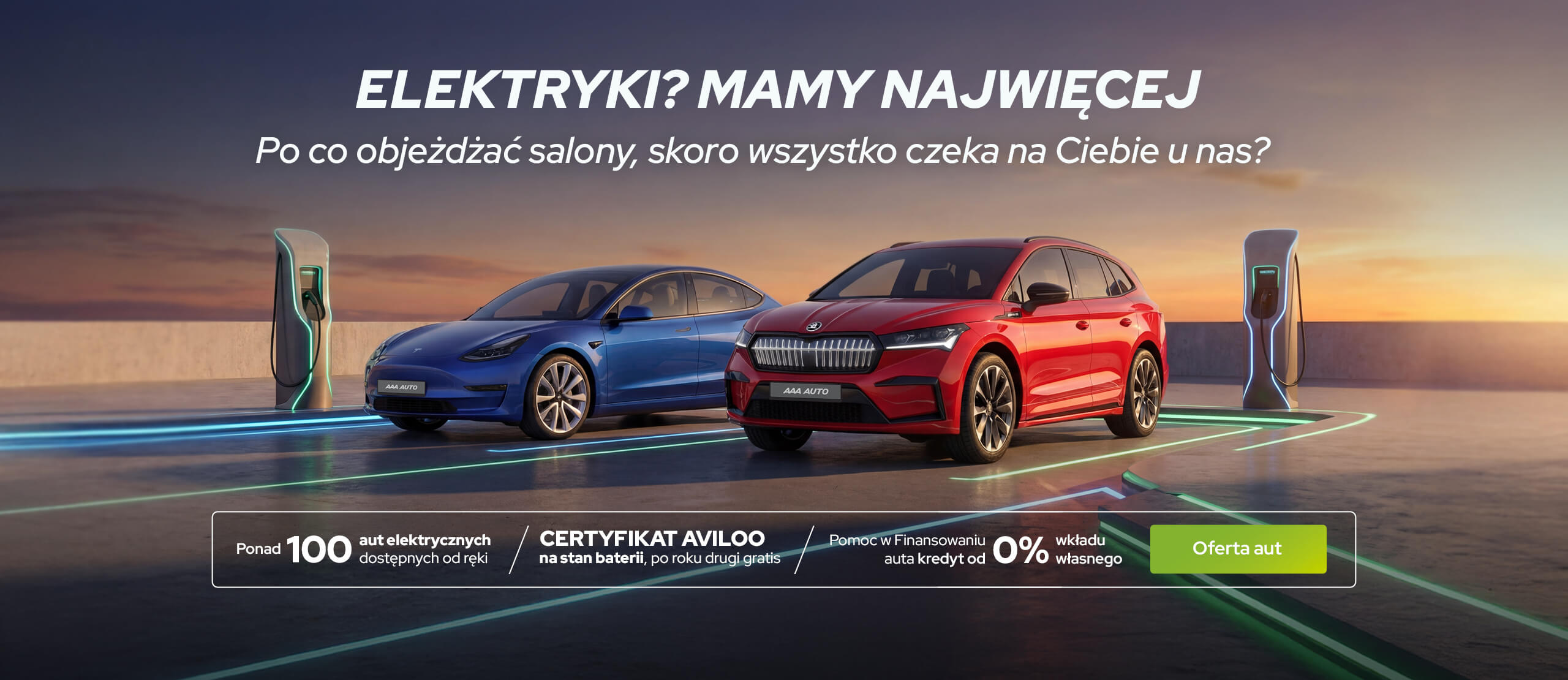 Samochody elektryczne w AAA AUTO