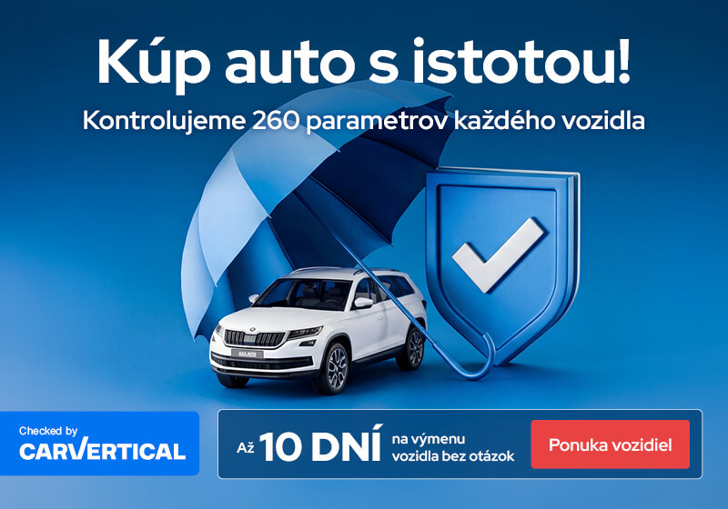 Kúp auto s istotou. Kontrolujeme 260 parametrov každého vozidla