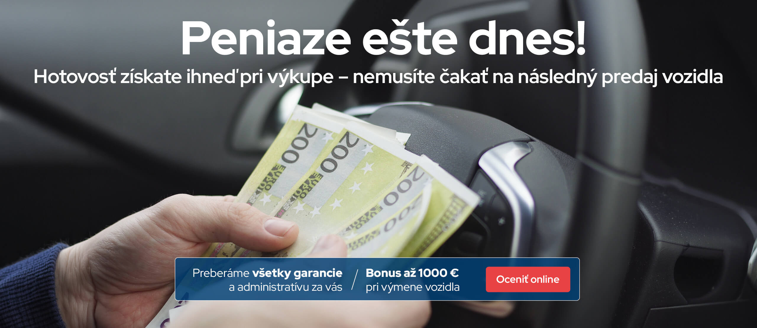 Výkup áut v hotovosti aj prevodom v AAA AUTO