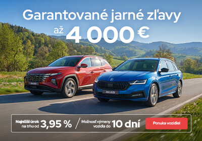 Garantované jarné zľavy až do 4000 € v AAA AUTO