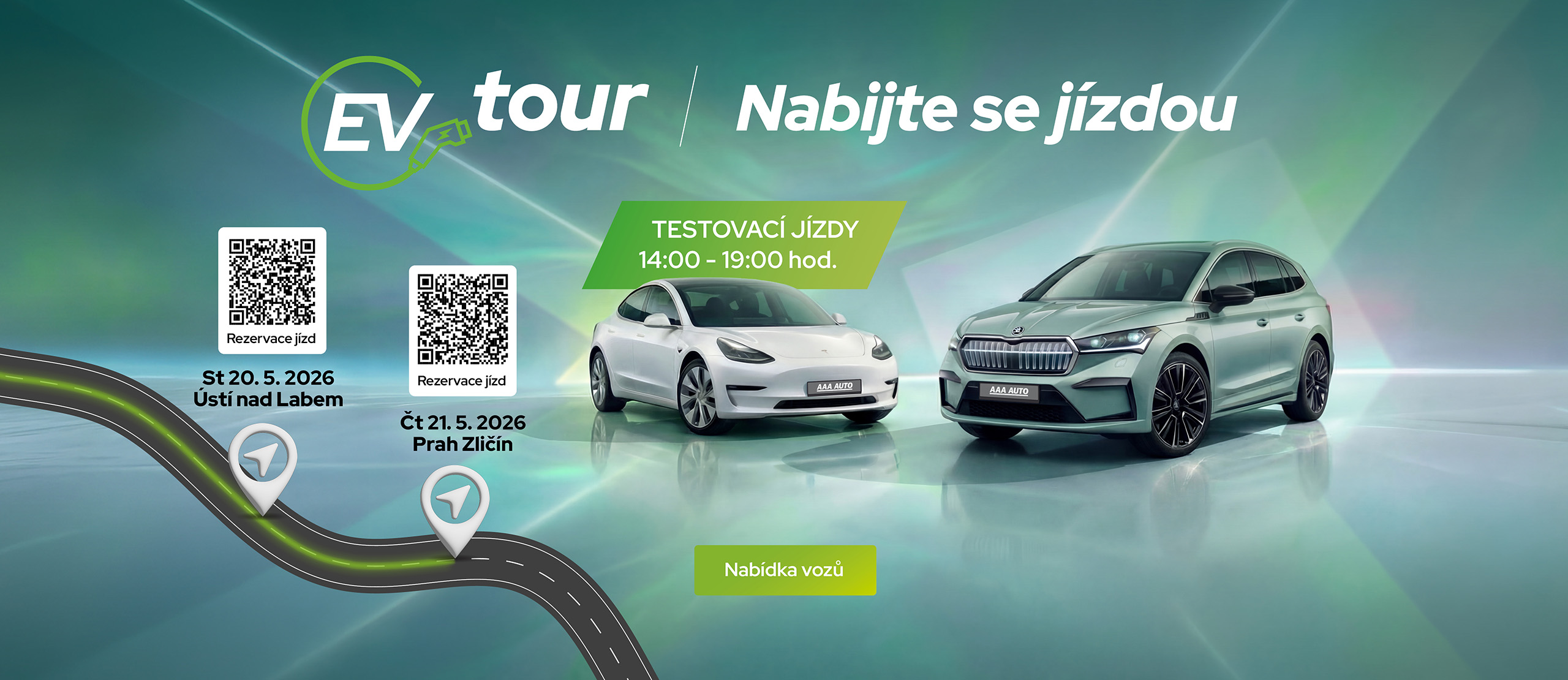 EV Tour - nabijte se jízdou