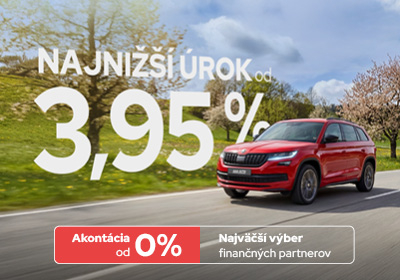 Najnižší úrok uod 3,95%