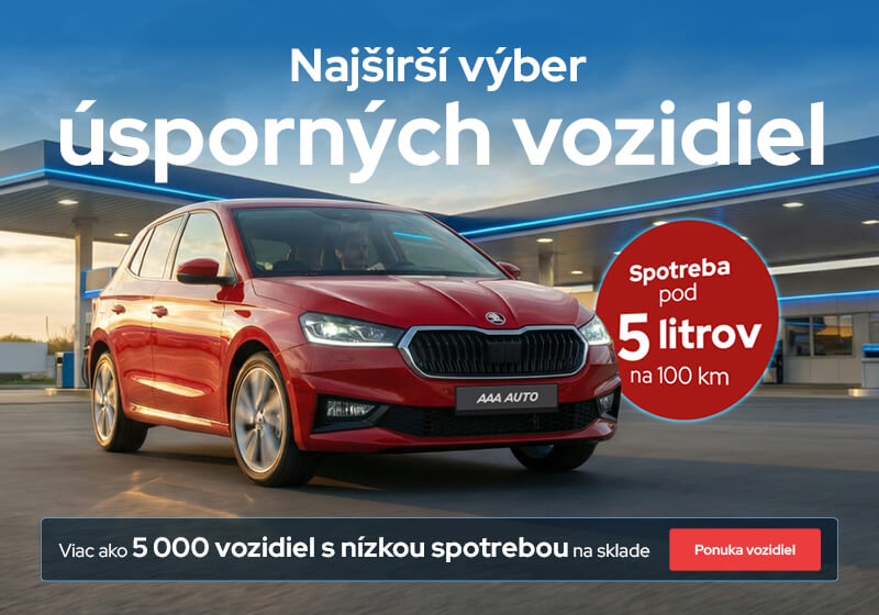 Najširší výber úsporných vozidiel