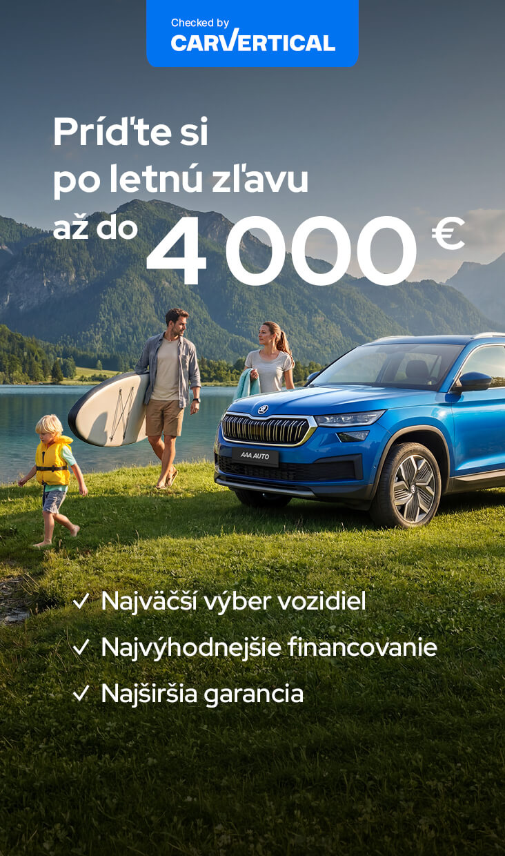 Garantované letné zľavy až do 4000 € v AAA AUTO