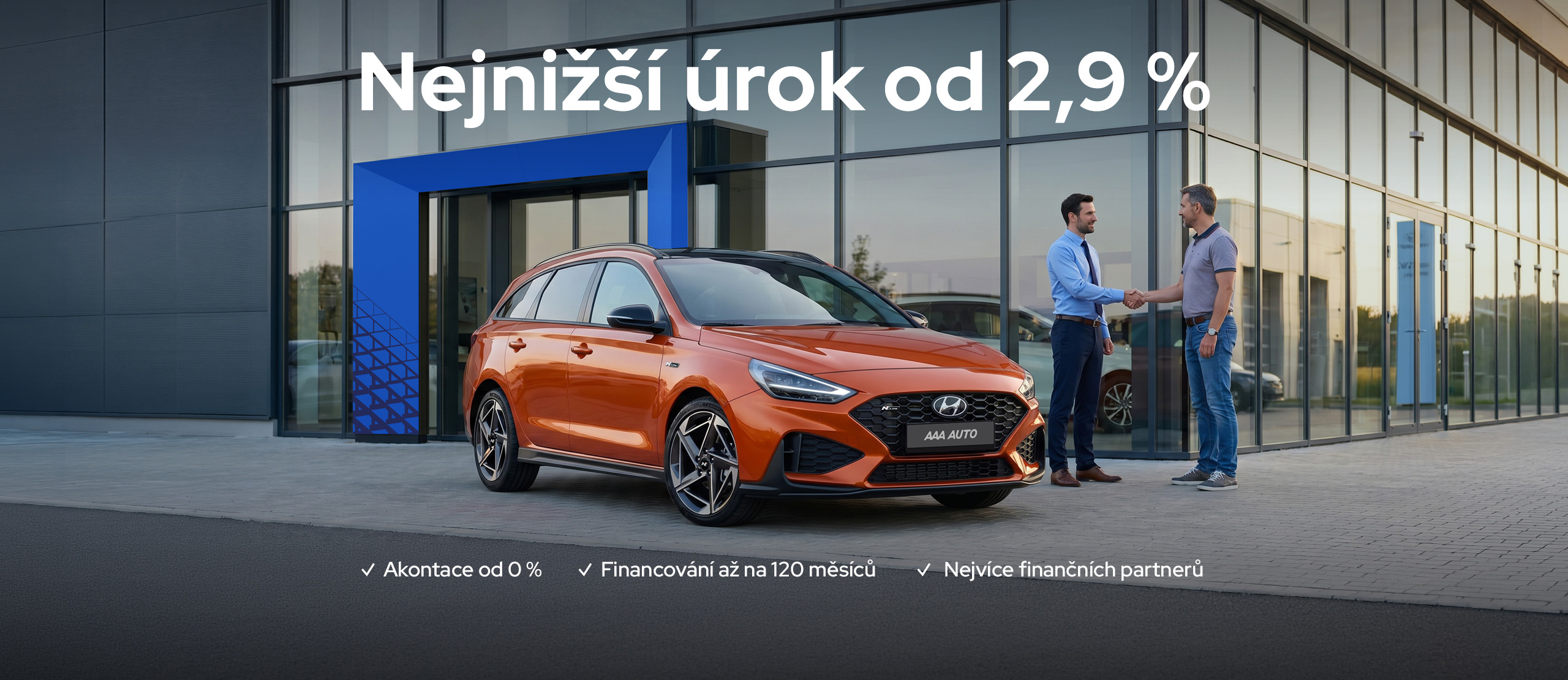 Financování od AAA AUTO - Nejnižší úrok od 2,9%