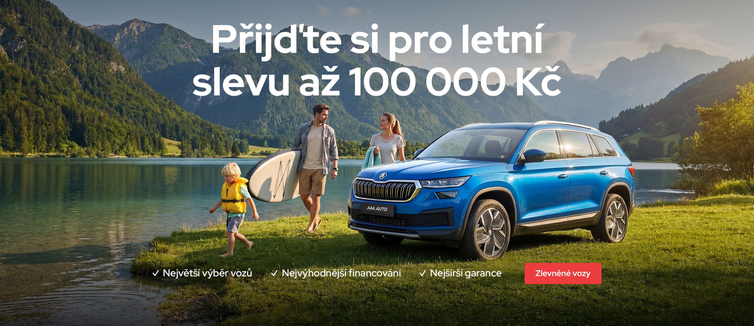 Garantované letní slevy až 100 000 Kč