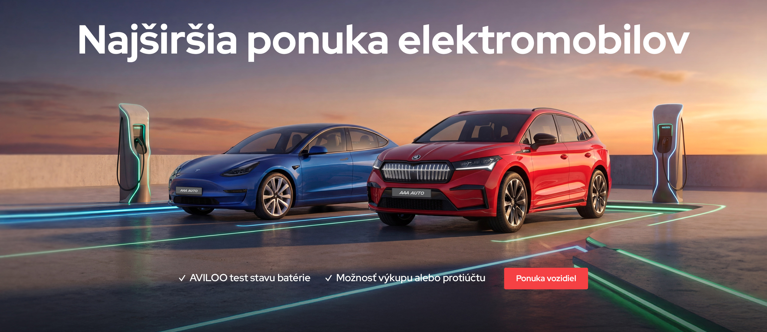 Najväčší výber elektromobilov v AAA AUTO