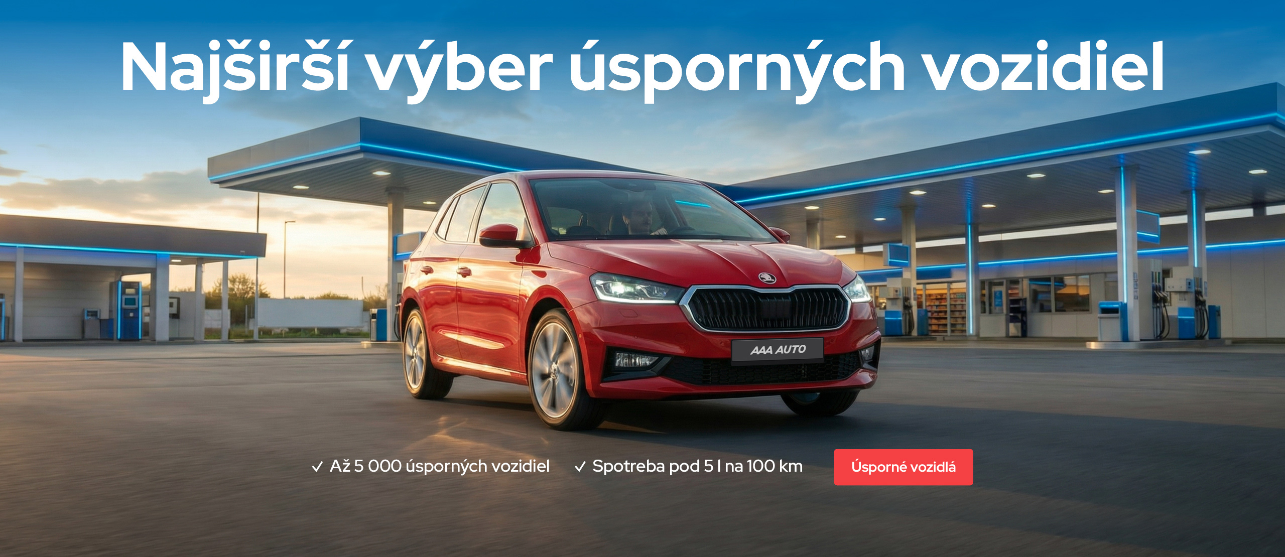 Najširší výber úsporných vozidiel