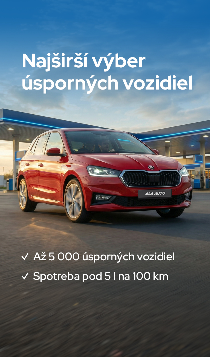 Najširší výber úsporných vozidiel