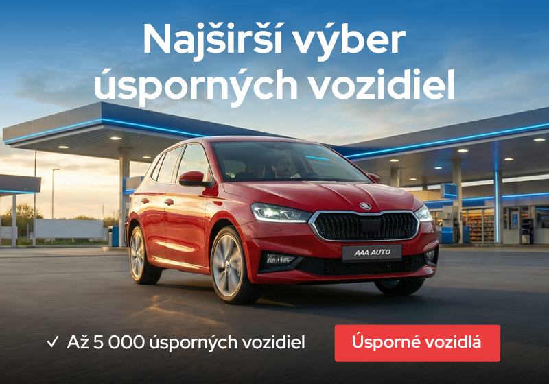 Najširší výber úsporných vozidiel
