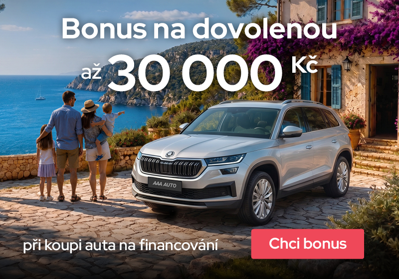 Bonus na dovolenou až 30 000 Kč