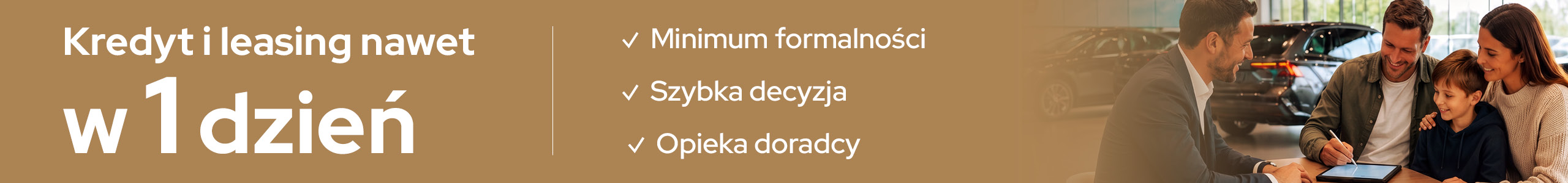 Kredyt, leasing i auto od ręki, wszystko w jeden dzień w AAA AUTO