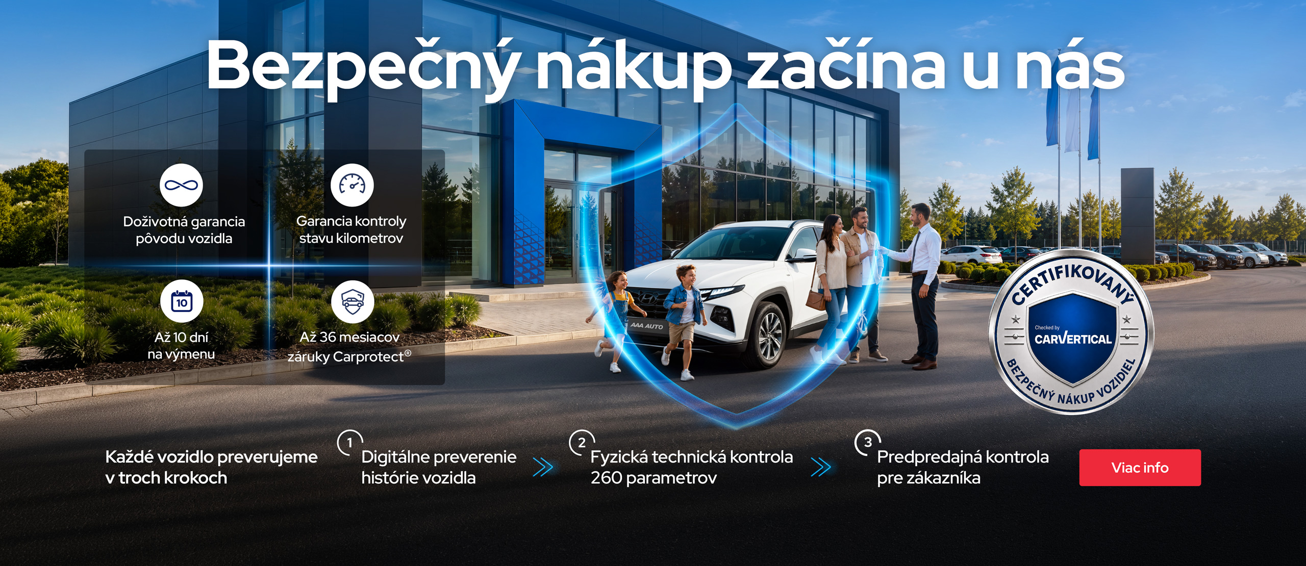 Bezpečný nákup začíná u nás v AAA AUTO