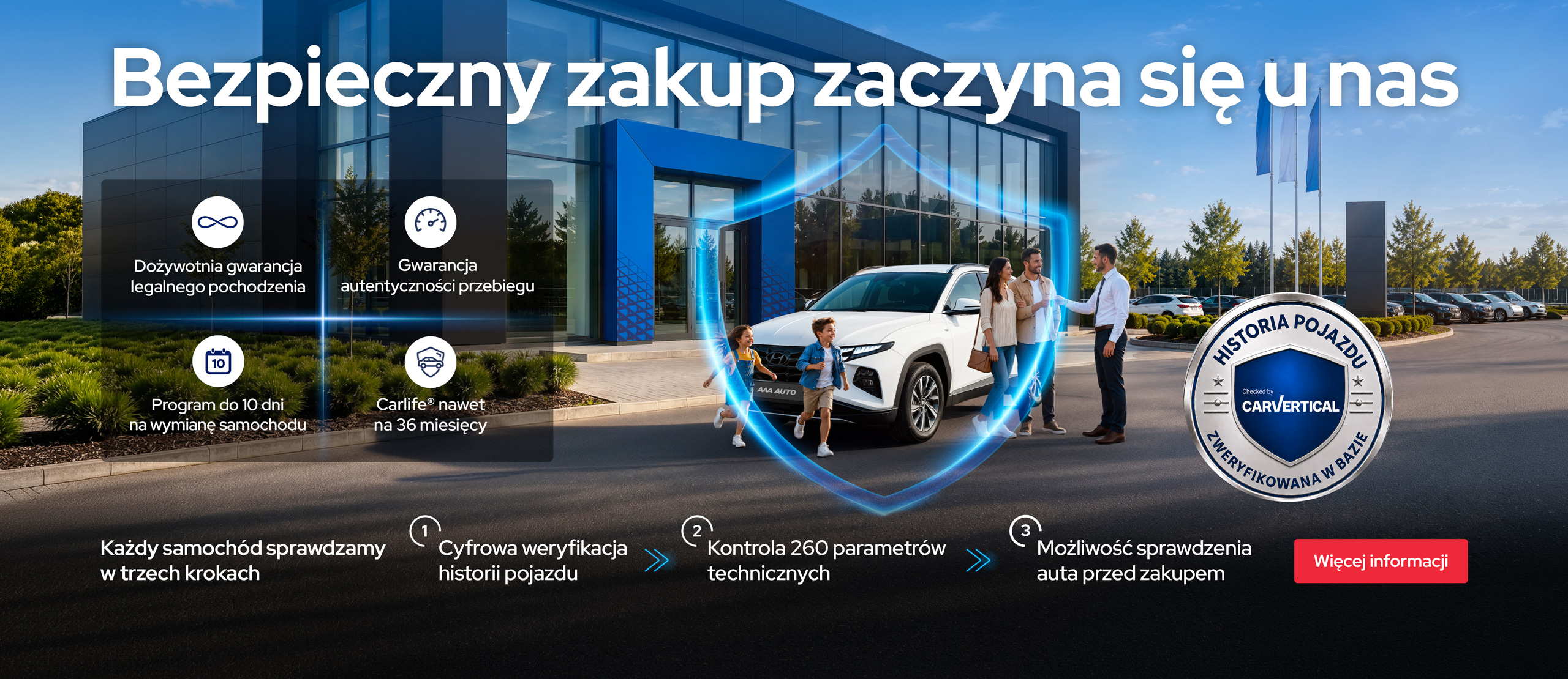 Bezpieczny zakup auta zaczyna się u nas