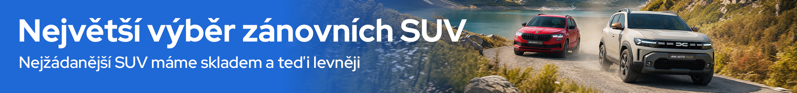 SUV skladem a teď levněji