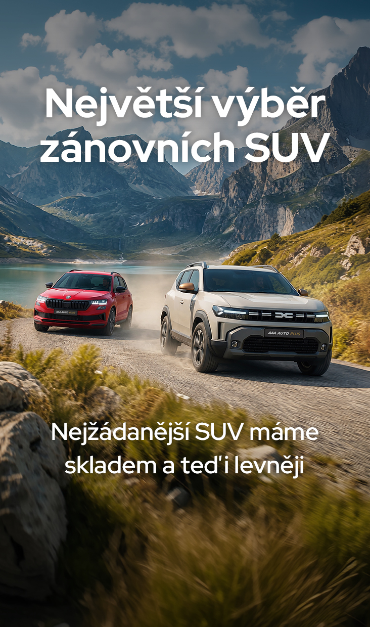 SUV skladem a teď levněji
