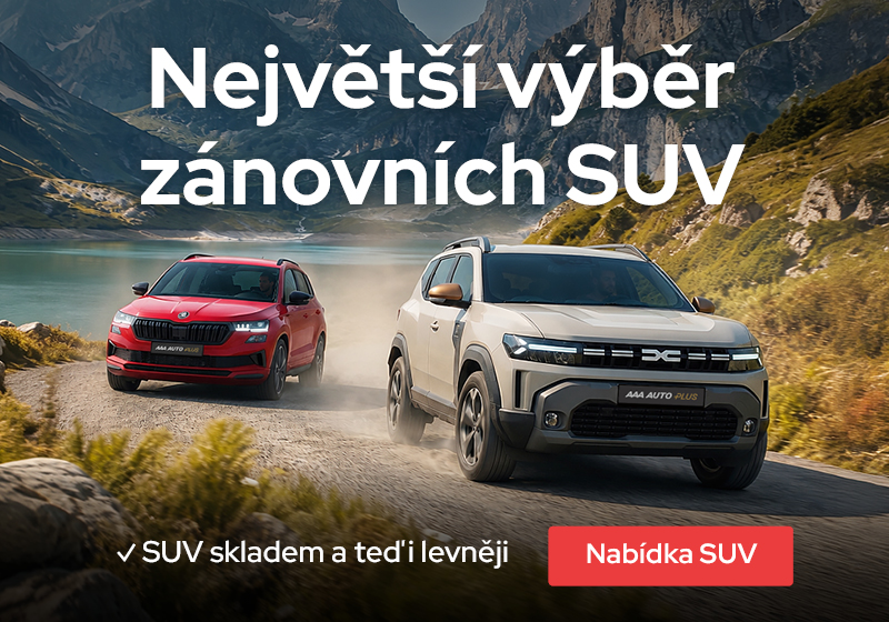 SUV skladem a teď levněji