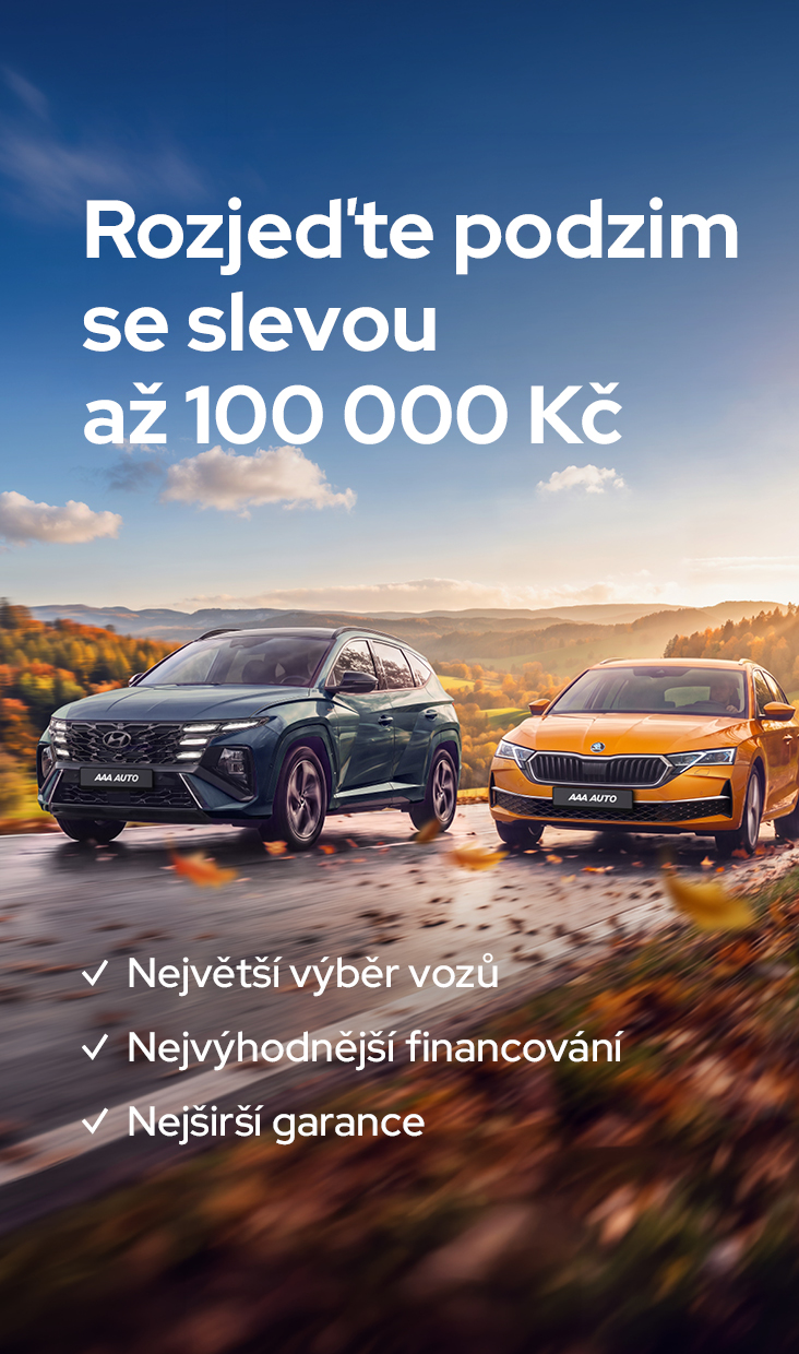 Rozjeďte podzim se slevou až 100 000 Kč