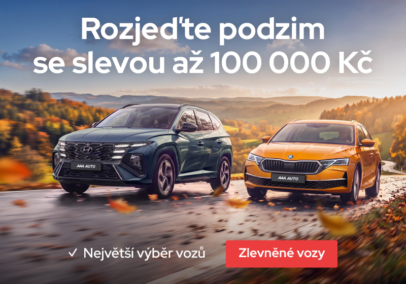 Rozjeďte podzim se slevou až 100 000 Kč