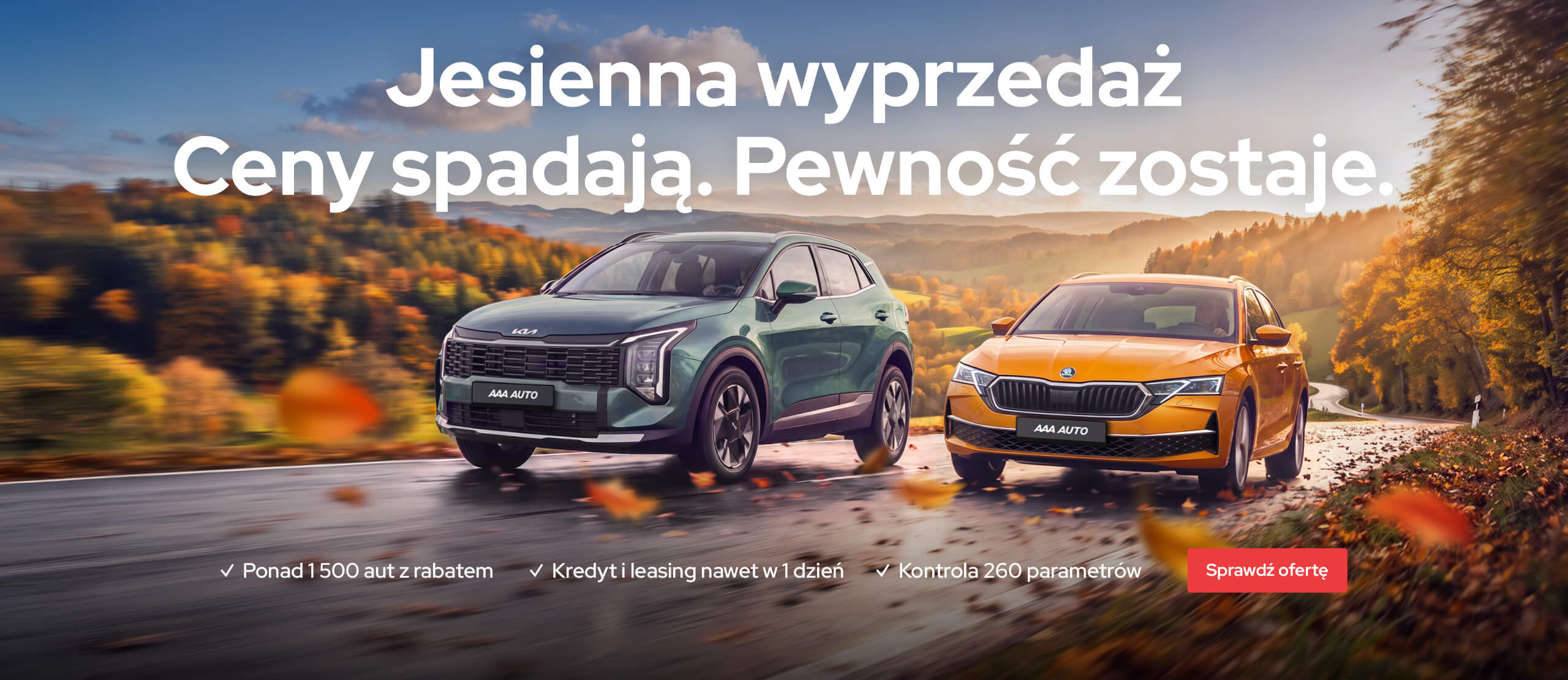 Jesienna wyprzedaż. Ceny spadają. Pewność zostaje.