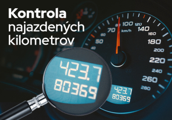 kontrola najetých km