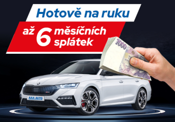 6 měsíčních splátek na ruku