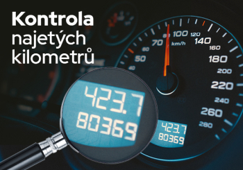 kontrola najetých kilometrů