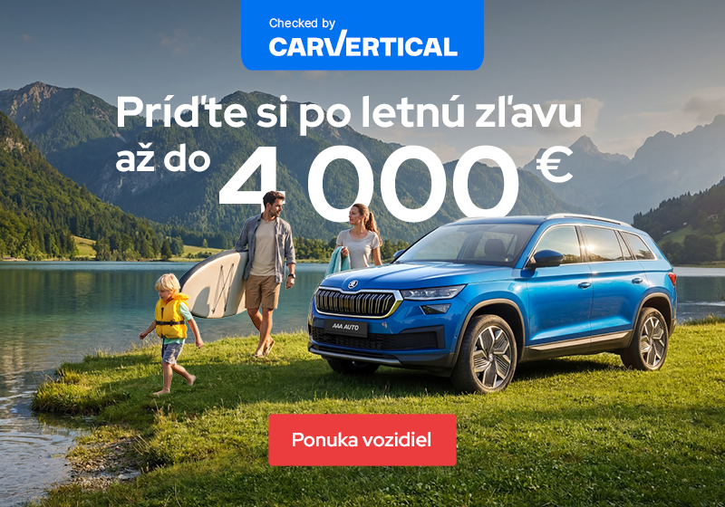 Garantované letné zľavy až do 4000 € v AAA AUTO