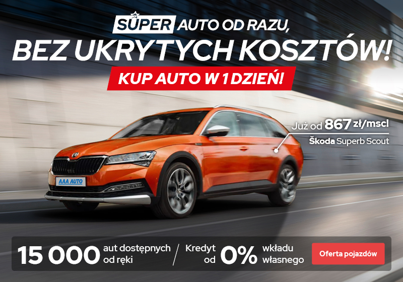 Super Auto od razu, bez ukrytych kosztów!