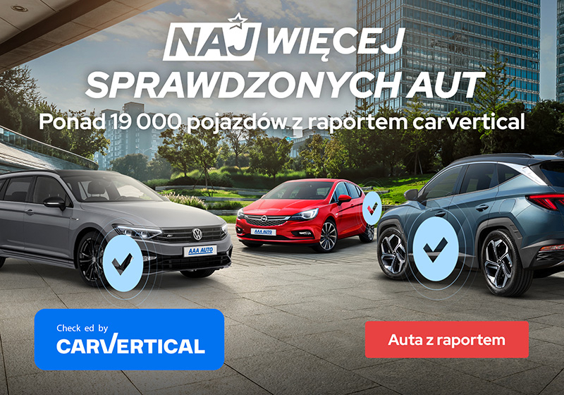 Najwięcej aut z raportem carvertical