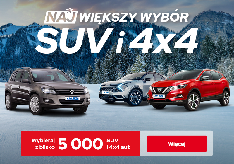 Największy wybór SUV i 4x4