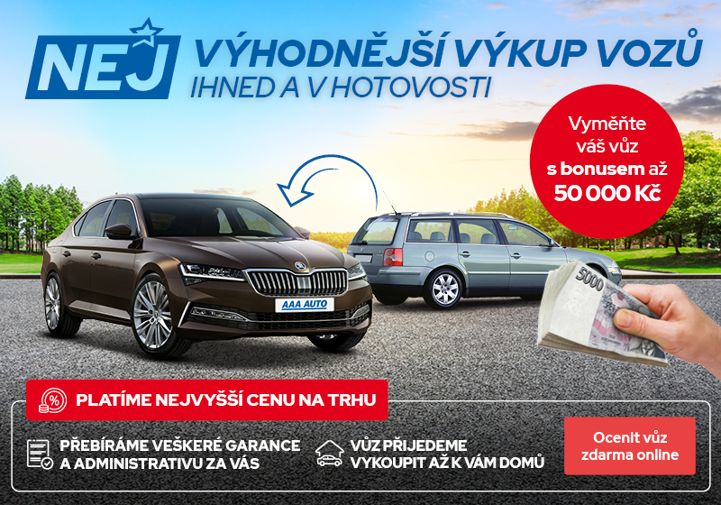 Výkup vozů ihned v hotovosti i převodem
