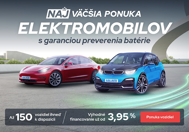Najväčší výber elektromobilov