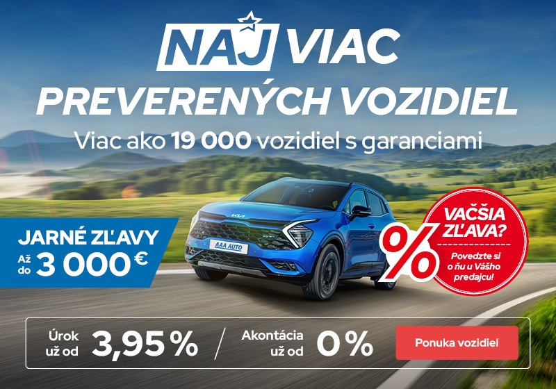 Najväčšie jarné megazľavy v AAA AUTO